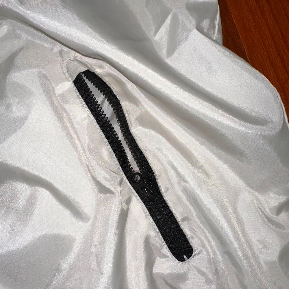 Men's Nike Tech Black and White Windbreaker Hoodie - Picture 4 of 7